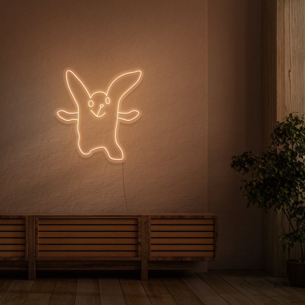 Børnetegning som lysværk